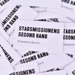 Tradera PRESENTKORT 1000kr Stadsmissionens Second Hand Göteborg> Presentkort & Rabattkoder