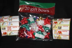 Tradera Övrigt<Present(snöre), -rosetter samt Grattis-etiketter, 20 st Helt nya och oanvända