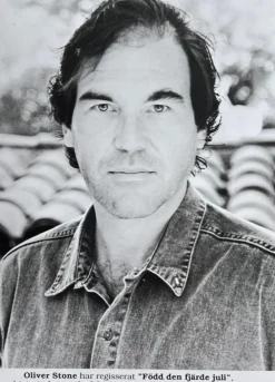Tradera Press Foto - Född den Fjärde Juli - Porträtt av Oliver Stone - USA - 1989> Arkeologi