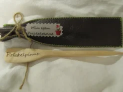 Tradera Trädgårdsredskap<PRICKELPINNE till sådden - Prickelpinne med läderfodral