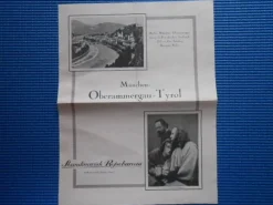 Tradera Program för resan Munchen Oberammergau Tyrol 14 dagar Skandinavisk Rejsebureau> Resor & Topografi