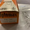 Tradera Projektorlampa Vintage NOS Optomax PN 160 12V 50W G6.35^ Analoga Projektorer
