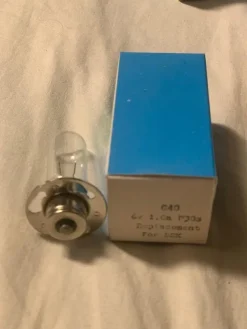 Tradera Projektorlampa Vintage NOS Thorn G40 BSK B6E 6V 1.0A P15s / P30s^ Analoga Projektorer