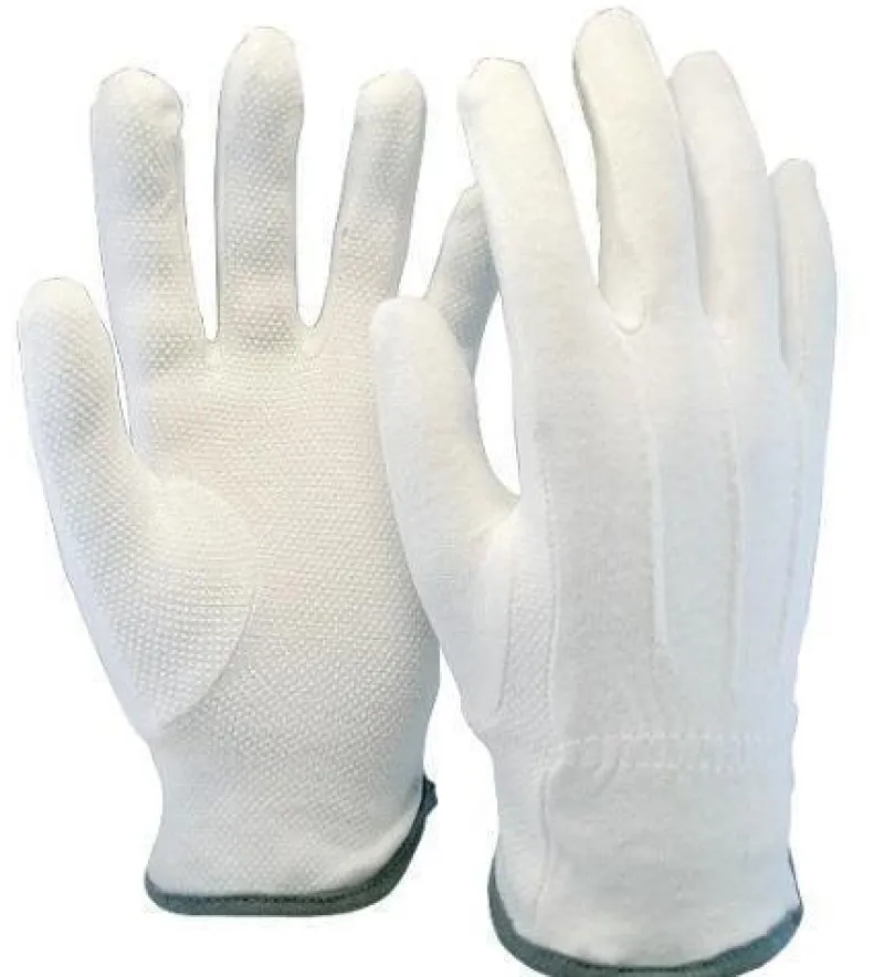 Tradera Protec® Bomullshandske PVC prickar - S - 12 par> Skyddsutrustning & Kläder