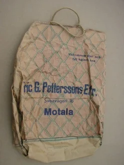 Tradera Varuförpackningar<Påse Eric G. Petterssons Eftr. Sveavägen 16 MOTALA
