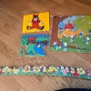 Tradera Pussel 4 Retro var av en är med smurfarna> Barnspel & Pussel