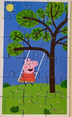 Tradera Pussel Greta Gris 18 bitar> Barnspel & Pussel