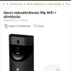 Tradera Qnect Videodörrklocka 1MP WiFi med två laddningsbara batterier^ Smart Home