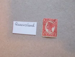Tradera Queensland 1 p (1897)^ Oceanien
