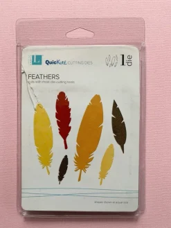 Tradera Quickutz 4”x4 die Feathers^ Scrapbooking