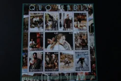 Tradera QUO VADIS, Film från 1951, Postfriskt frimärksblock, 12 olika frimärken^ Övriga Världen