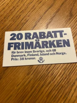 Tradera Rabatthäfte frimärke^ Norden