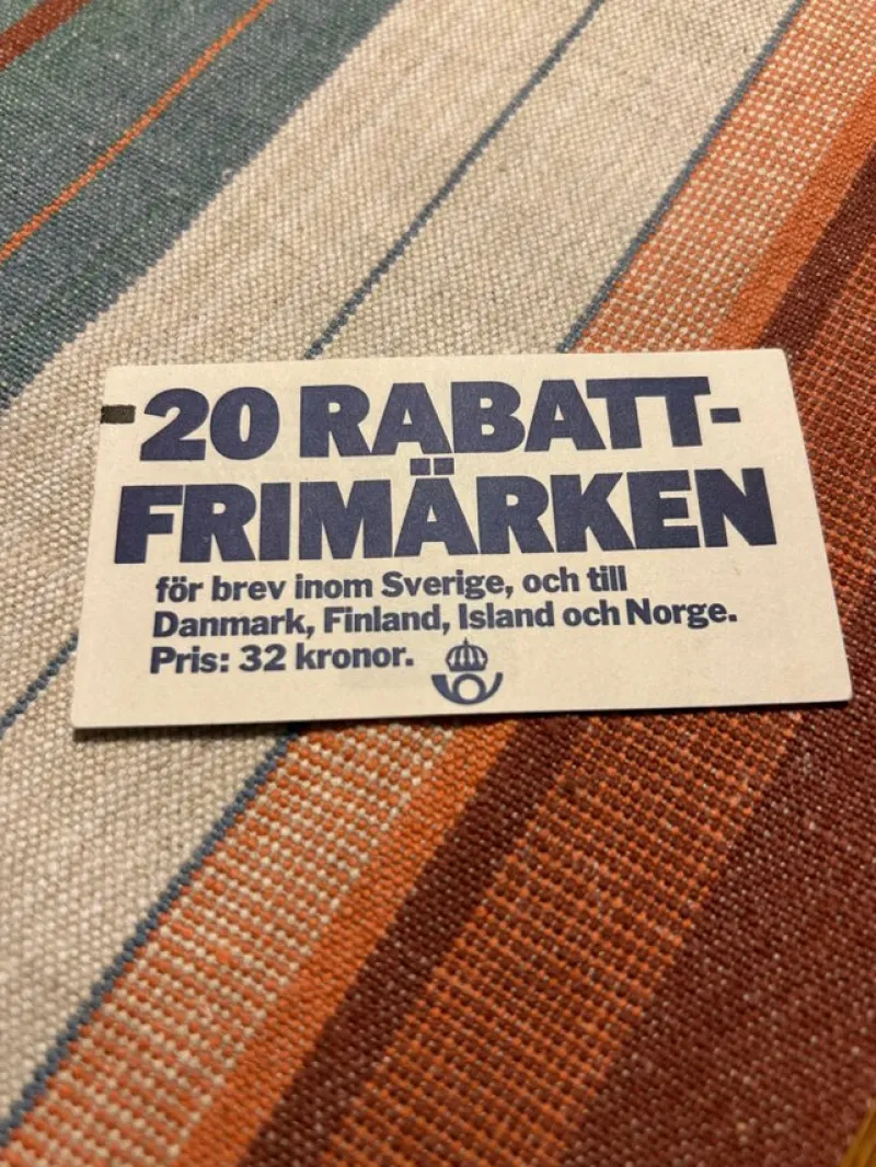 Tradera Rabatthäfte frimärke^ Norden