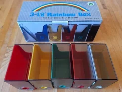 Tradera Rainbow Box retro diskettbox> Extern Lagring