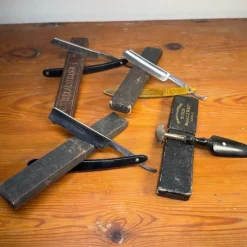 Tradera Rakning<RAKKNIVAR ROXO Gamla Solingen C V Heljestrand Kniv Shave Razor Knife Eskilstuna