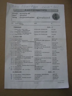 Tradera Rally Program Energikontroll-sprinten Norrköping MK 4/4 2015> Fordonslitteratur