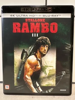 Tradera Rambo III (4K Ultra HD + Blu-ray)> 4k Ultra Hd