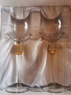 Tradera Rba Diamond vinglas 2 stk i kartong^ Hushållsartiklar