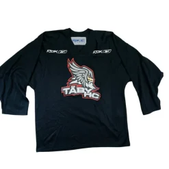 Tradera Hockey & Skridskor<Reebok Jersey Täby HC Junior Storlek Svart Kraftig Hockeytröja
