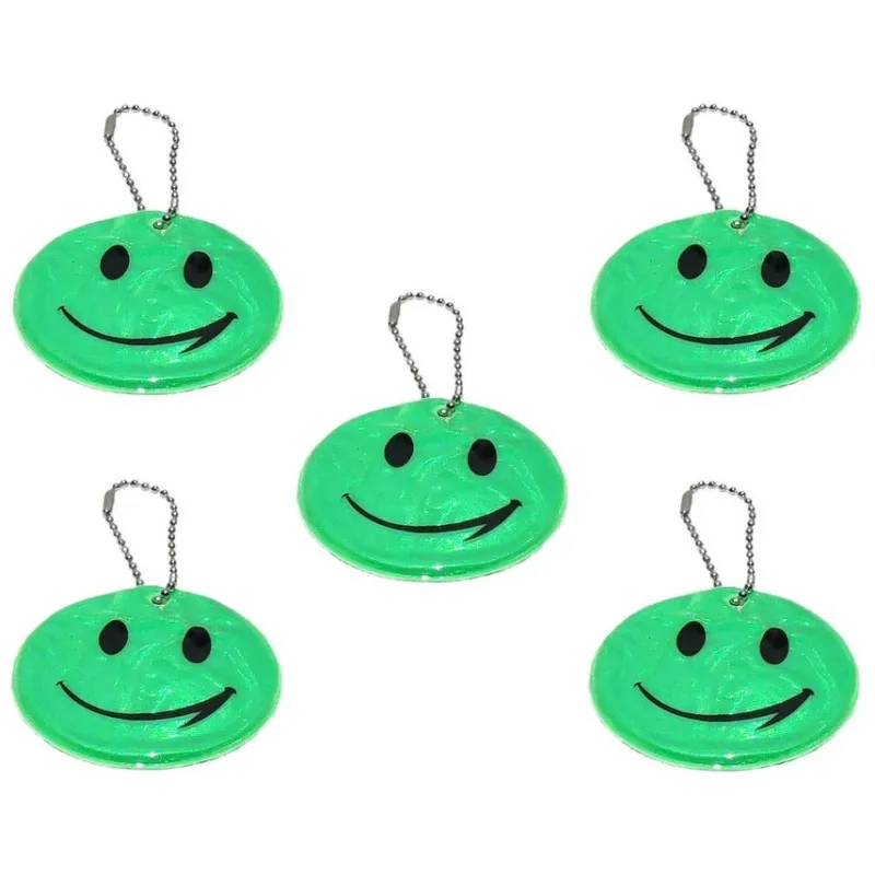 Tradera Reflex - Familjepack - Smiley - 5st - Grön> Barnsäkerhet