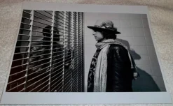 Tradera Regan Ken / Bob Dylan & R.Carter / New Jersey -75 / Foto 25,4 x 20,3 cm^ Fotokonst
