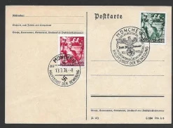 Tradera Reich Postkort Munchen 1938^ Europa