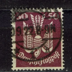 Tradera REICH--Mi 212. Flygpost 1922. 50 Pfennig. Lyxstämplat.^ Europa