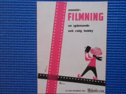 Tradera Reklambroschyr Amatör-filmning, en spännande och rolig hobby> Fotolitteratur