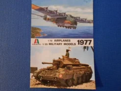 Tradera Reklambroschyr militärmodeller andra världskriget Italaerei 1977^ Militära Leksaker