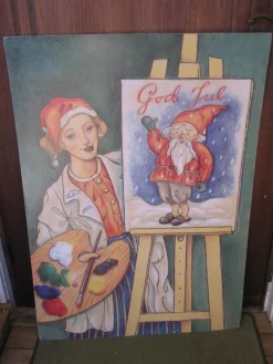 Tradera Skyltar<Reklamskylt - God Jul