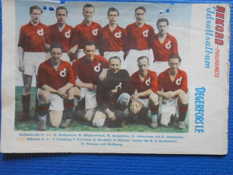 Tradera Sportmemorabilia<Rekordmagasinet Degerfors IF Björn Borg simning