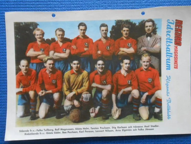 Tradera Sportmemorabilia<Rekordmagasinet Höganäs bollklubb Gustav Freij Malmö