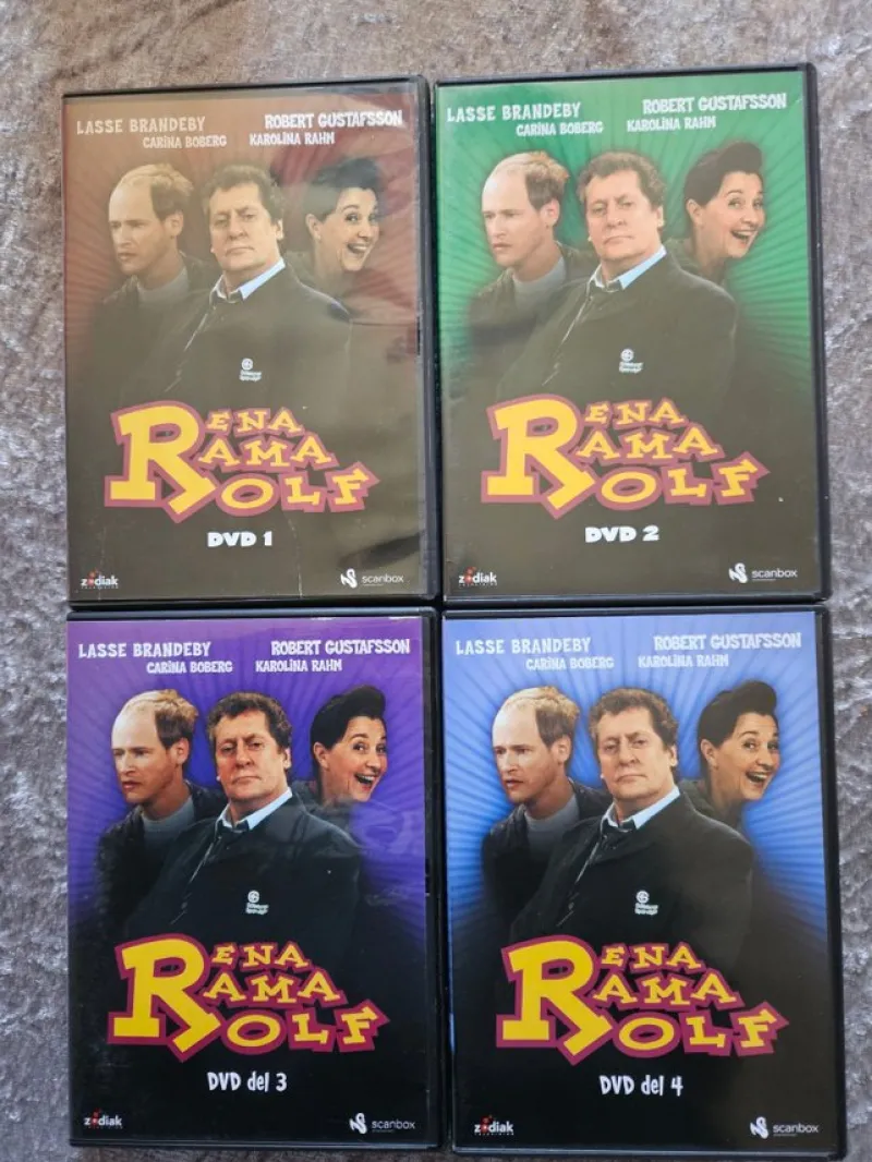 Tradera Rena Rama Rolf - Komplett DVD-box (4 st)> Svensk Film