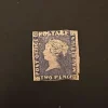 Tradera Reproduktion av kända Mauritius Blue Two Pence Replika Kuriosa^ Replikor