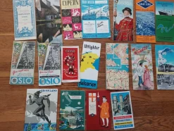 Tradera Övriga Samlarsaker<Resebroschyrer 18 st 50/60-tal Samlarsaker !