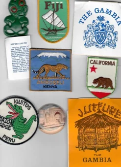 Tradera Övriga Samlarsaker<Reseminnessamling: Fiji, Gambia, Kenya, Kalifornien, Peru och Nya Zeeland