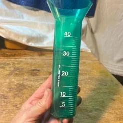 Tradera Övrigt Till Trädgård<Reservglas i plast grönt t regnmätare ”Kronblom” oanvänt LÄS