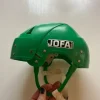 Tradera Hockey & Skridskor<Retro ~ Grön skridskohjälm ~ JOFA ~ VM ~ Malung, Sweden.