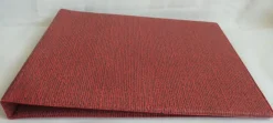 Tradera Retro Fotoalbum Röd/Svart galon m struktur Endast pärm EJ blad Br27cm H21,3cm^ Fotoalbum