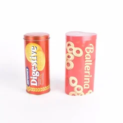 Tradera Plåtemballage<Retro Plåtburkar Digestive McVities och Ballerina