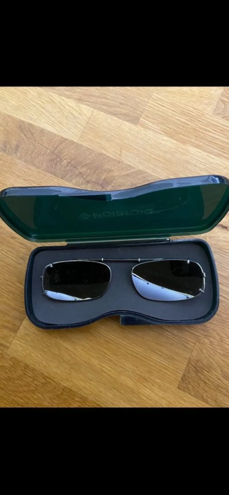 Tradera Retro Polaroid Clip-on Solglasögon 1726 H - 51mm - Grå Linser> Solglasögon