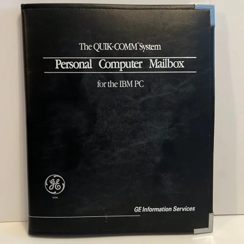 Tradera Retro The QUIK-COMM System Personal Computer Mailbox för IBM PC> Program & Mjukvara