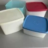 Tradera Retro: Tupperware 4 frysburkar samt 3 lock!^ Tupperware