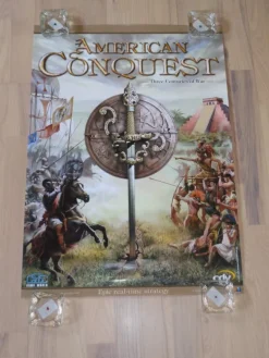 Tradera Övrigt Dator- & Tv-spel<Retro Videogame Poster Original American Conquest VERY RARE !
