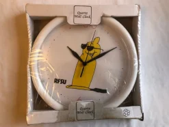 Tradera Reklamprylar<RFSU Väggklocka med kondom motiv