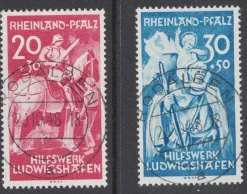 Tradera Rheinland-Pfalz Mi 30-31 stämplade^ Europa