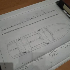Tradera Ritningar för 22' Newport Runabout^ Skalamodeller