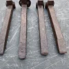 Tradera Järn- & Spårvägsmemorabilia<Rälsspikar. Järnvägsspik. 4 st. Från 1900-talets början. Ovanligt bra skick!