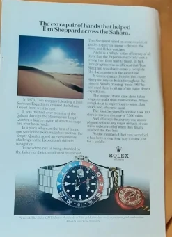 Tradera Rolex GMT-Master USA tidnings annons från 1977^ Övrigt Klockrelaterat