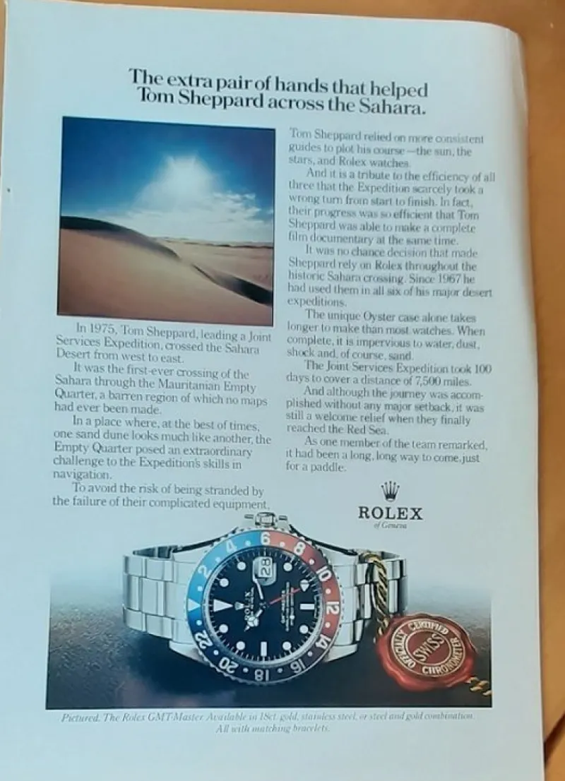 Tradera Rolex GMT-Master USA tidnings annons från 1977^ Övrigt Klockrelaterat